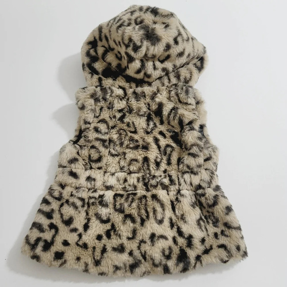 Nwt First Impression animal print fur vest.6-9M - Picture 5 of 5